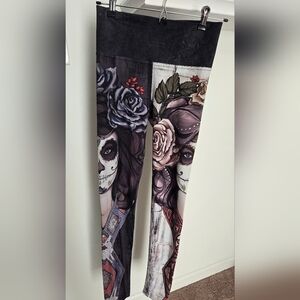 Eagle Rock Werkshop - Small -Dark Sugar Skull Leggings